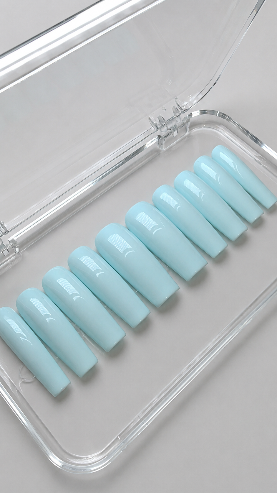 Be His Peace (RTS) - Blue Luxury Soft Gel Press-On Nails Set
