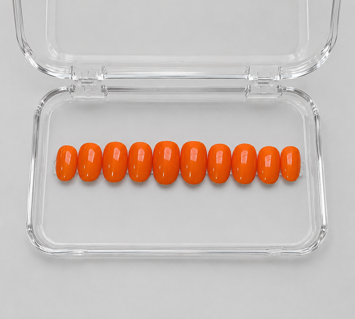 Orange Crush (RTS) - Orange Luxury Soft Gel Press-On Nails Set