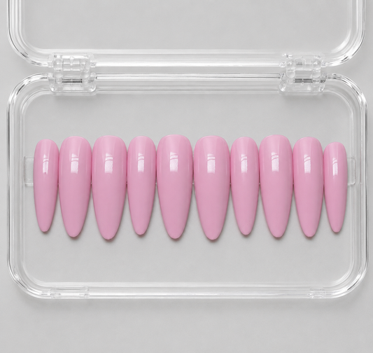 Pinky Promise (RTS) - Baby Pink Luxury Soft Gel Press-On Nails Set
