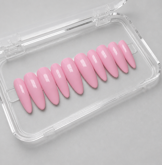 Pinky Promise (RTS) - Baby Pink Luxury Soft Gel Press-On Nails Set